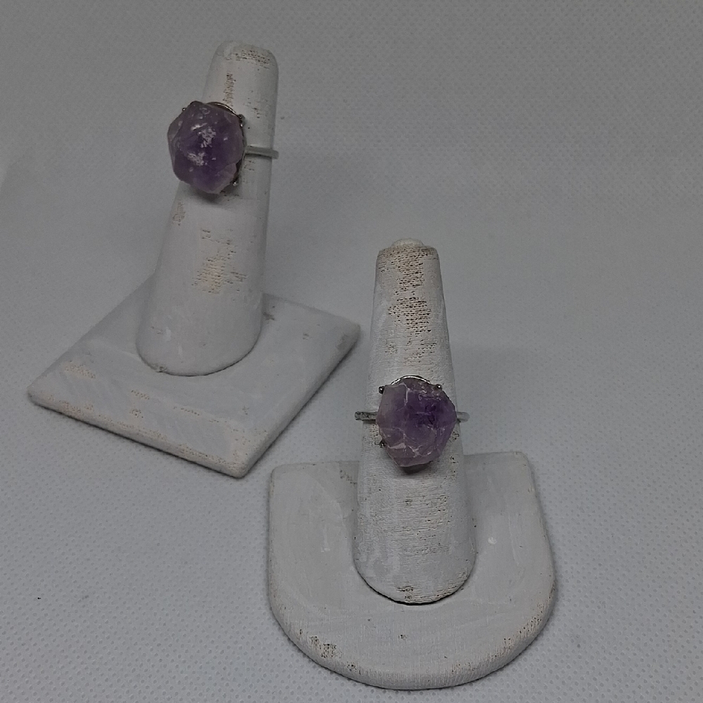 Purple Stone Rings - Picture 2 of 6